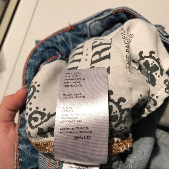 Free People We The Free Pacifica High Rise Slim Straight Leg Jeans Size 27 - Picture 13 of 14